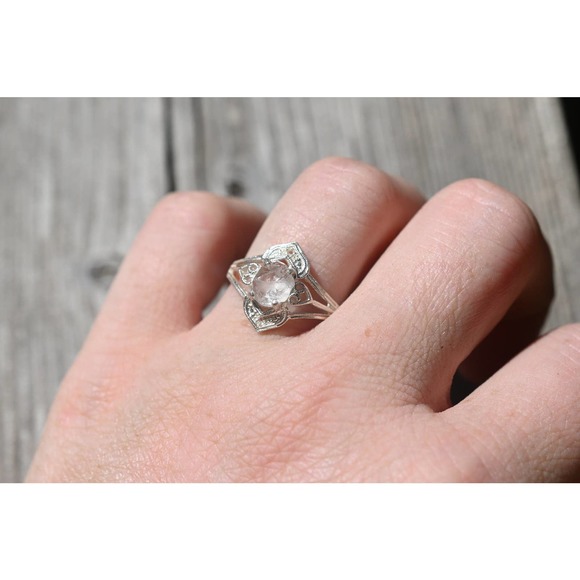 alternative raw diamond engagement ring raw crystal size 4 5 6 7 8 8 9 1… - Picture 1 of 6